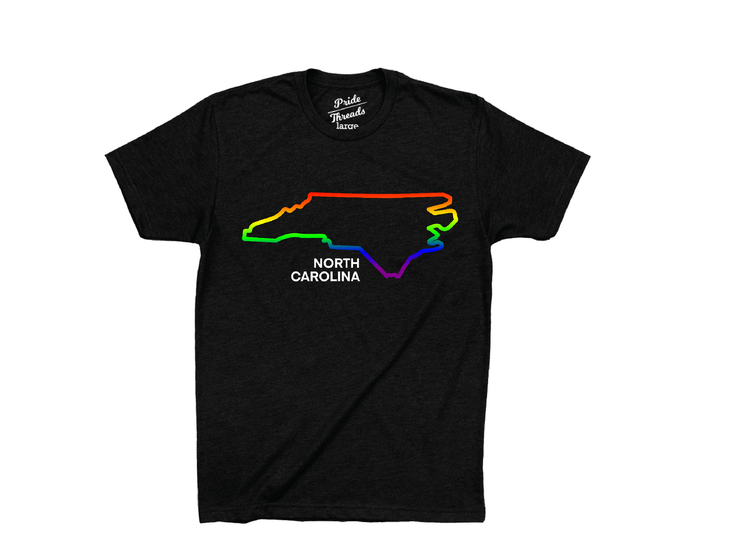 North Carolina State Rainbow Outline