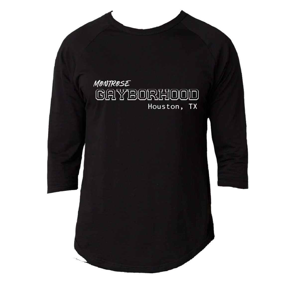 Gayborhood Montrose Baseball Tee
