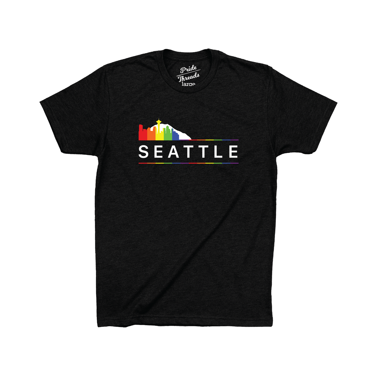 Seattle Rainbow Skyline