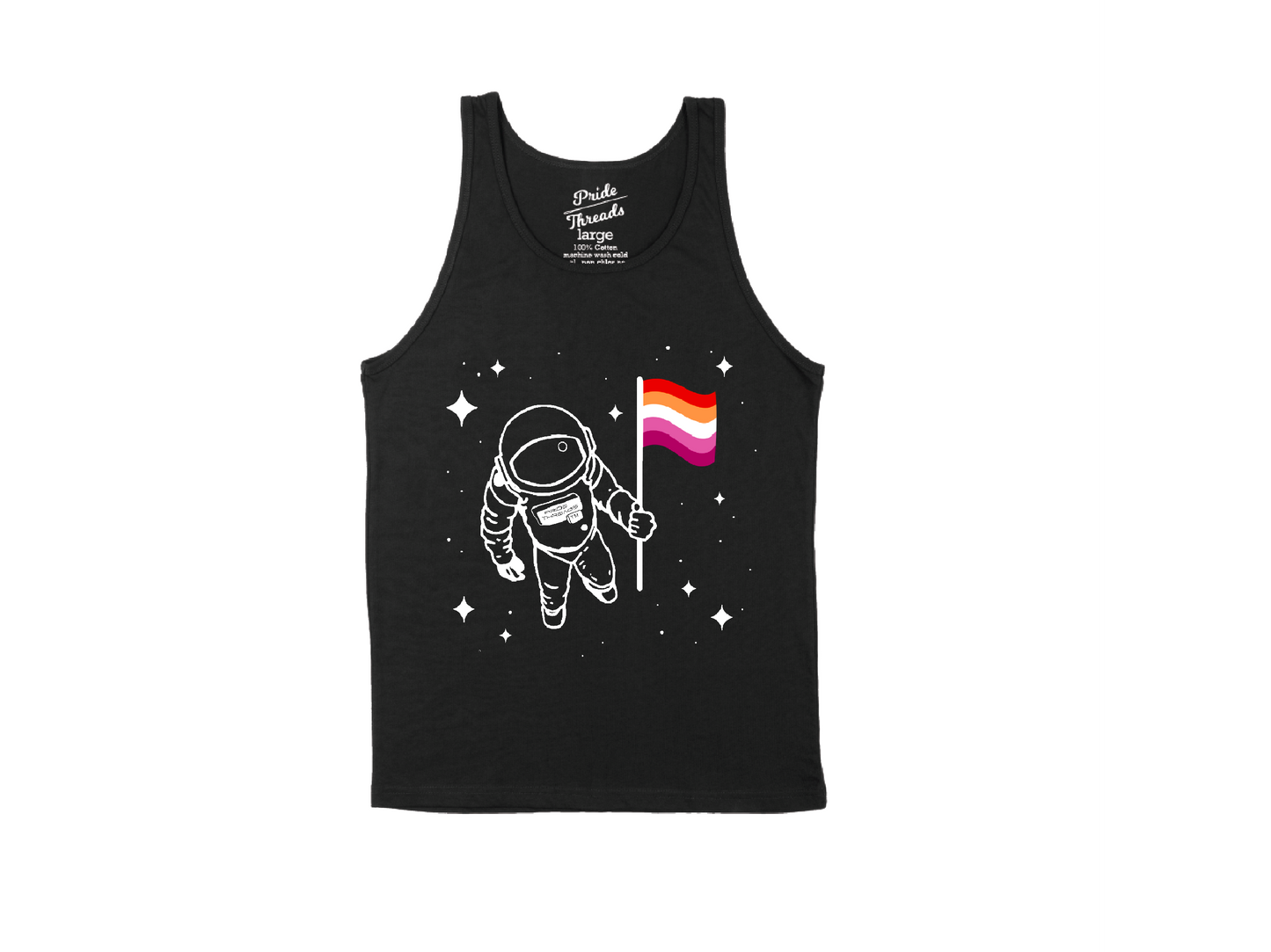 Astronaut in Space *Lesbian Flag