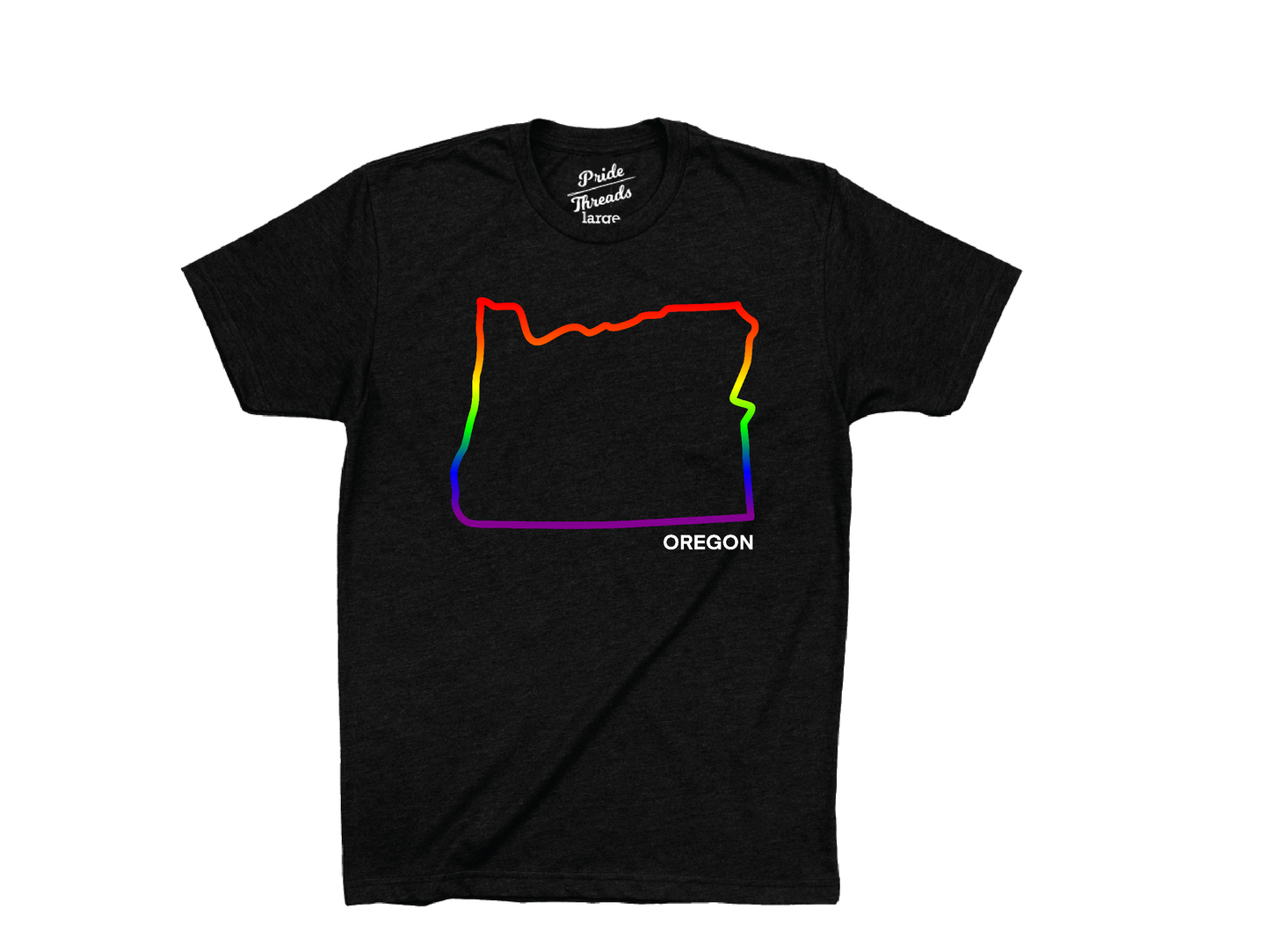 Oregon State Rainbow Outline