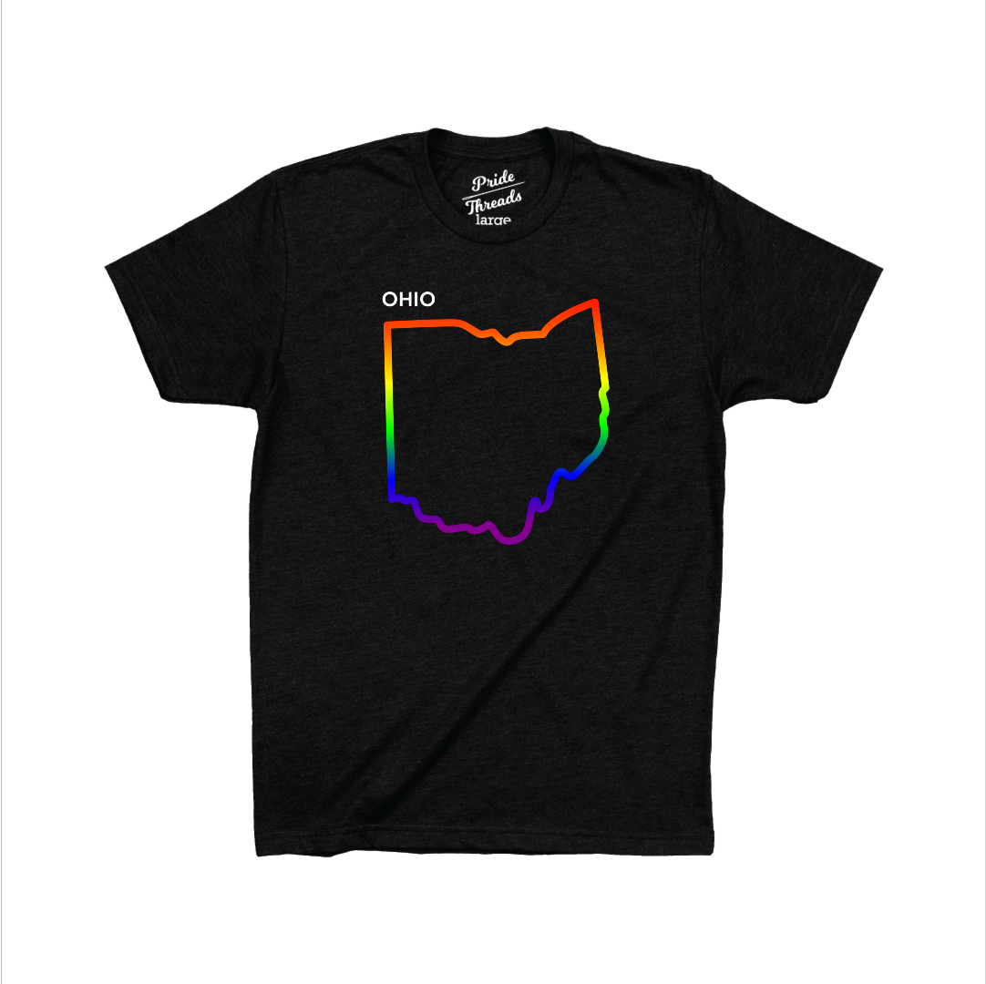 Ohio State Rainbow Outline