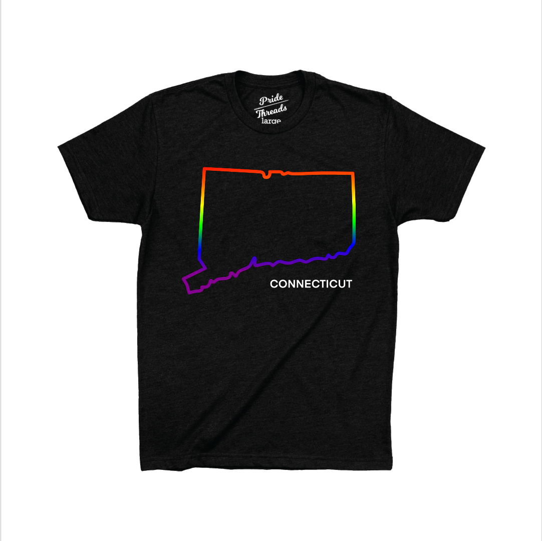 Connecticut State Rainbow Outline