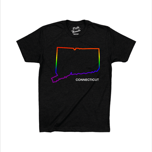 Connecticut State Rainbow Outline