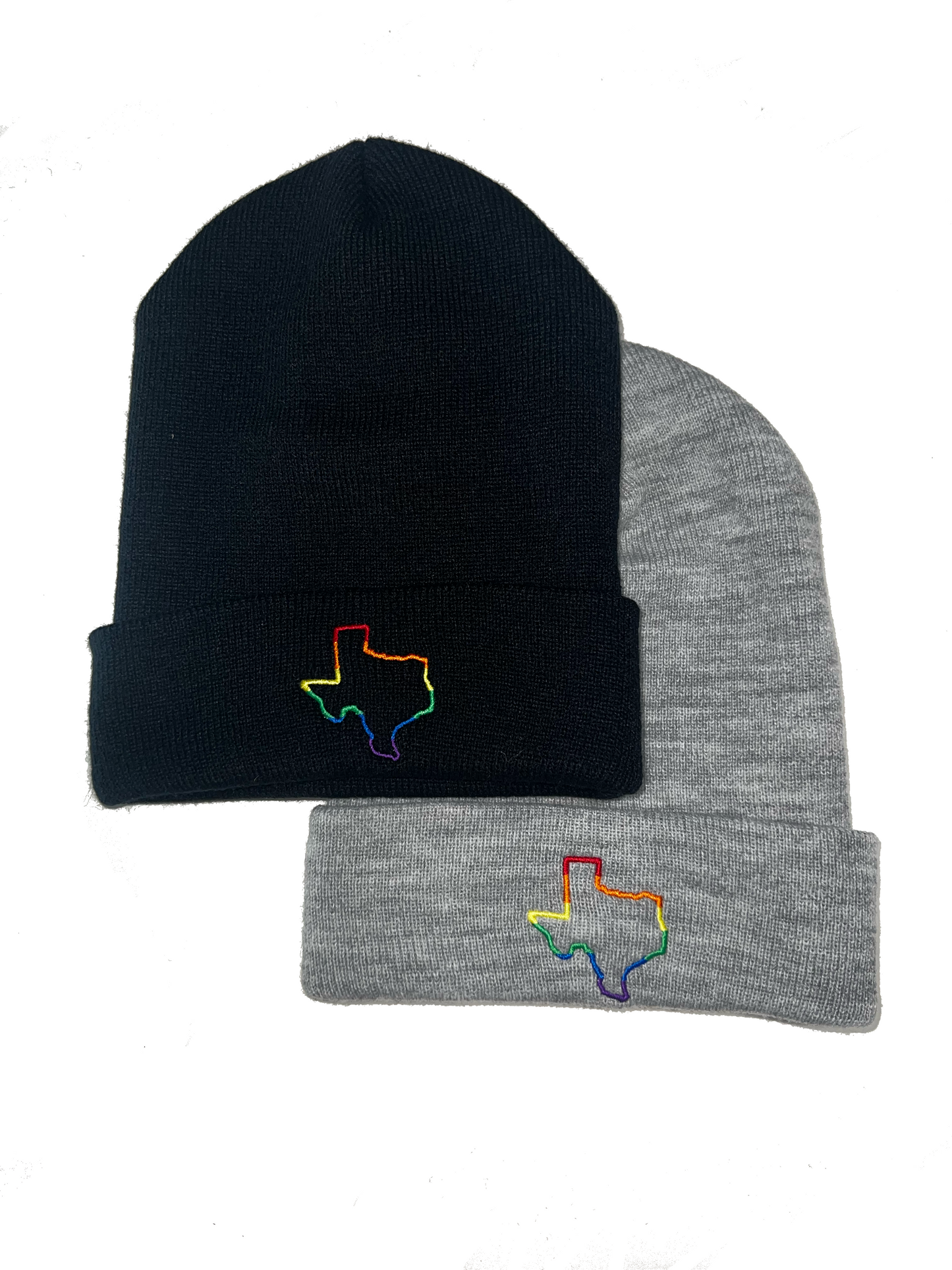 Texas Rainbow Outline Beanie