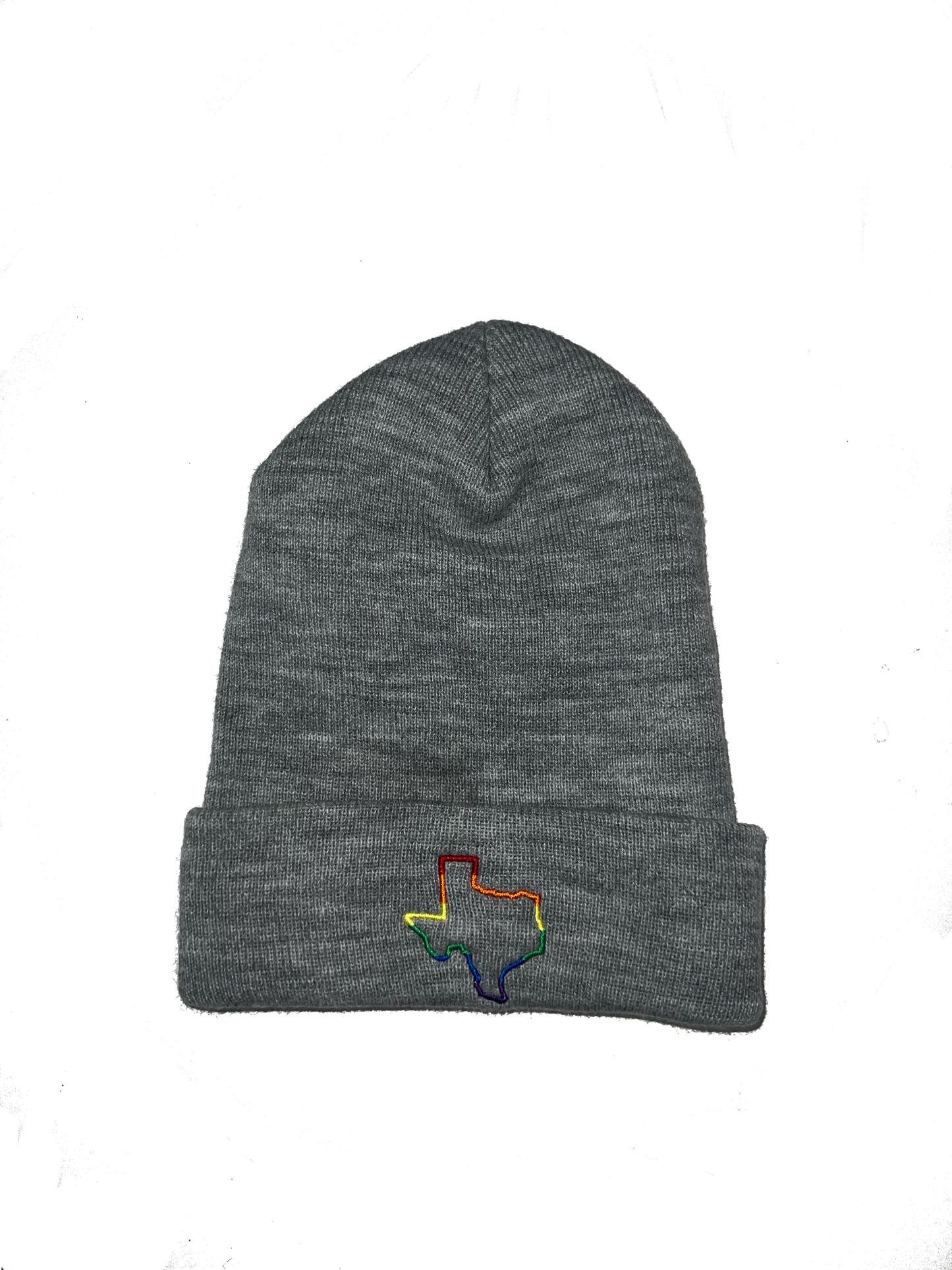 Texas Rainbow Outline Beanie