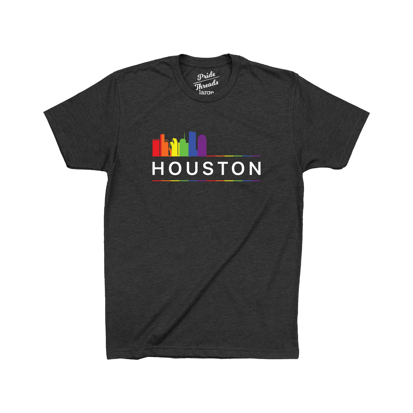 Houston Rainbow Skyline