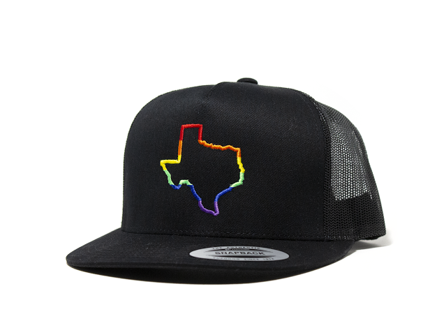 Rainbow Texas Trucker Hat