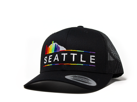 Seattle Rainbow Skyline